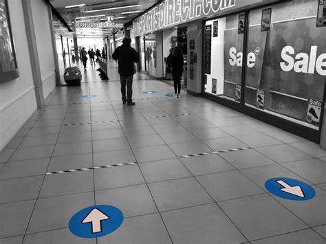Printed Social Distancing Floor Graphics Our Work