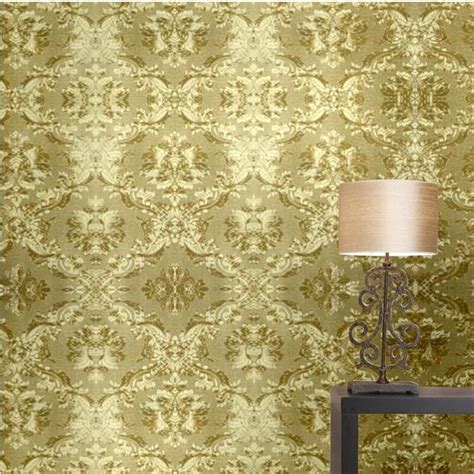 Beibehang Gold Reflective Golden Damascus Ktv Wall Papers Home Decor