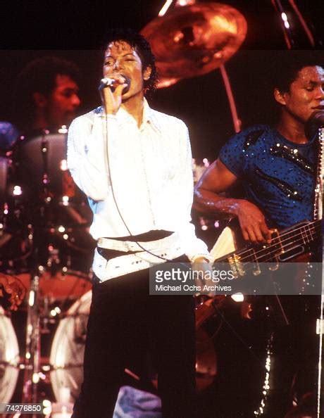 Pop Singer Michael Jackson Of The Randb Quintet Jackson 5 Performs