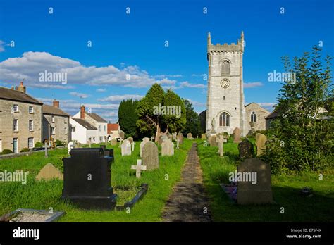 All Saints Church In The Village Of Saxton North Yorkshire England