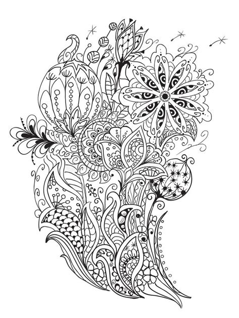 Questa pagina da colorare è stato pubblicato il 15/11/2012 nella sezione: Mazzo Dei Fiori Stilizzati Nello Stile Di Arte Di Zen ...