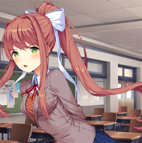 Angry Monika Is So Cute Ddlc