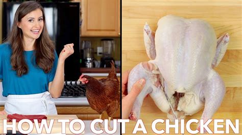 How To Cut Up A Whole Chicken Easy Tutorial Youtube