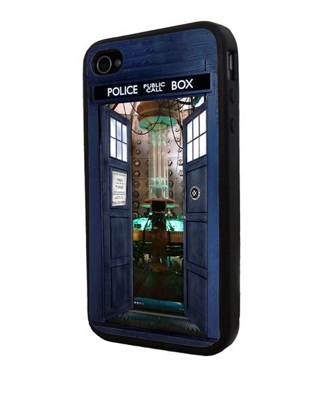 Tough Iphone 4 4s Case Tardis Doctor Who Bigger On The Inside