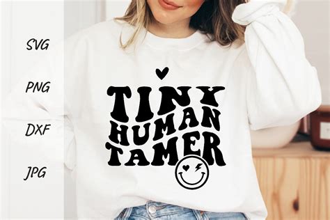 Tiny Human Tamer Teacher Sublimation Afbeelding Door Tharn Design