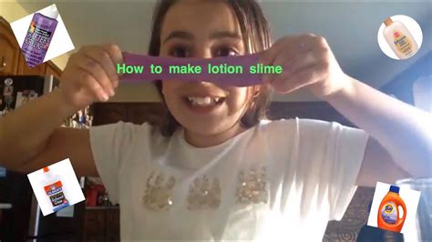 How To Make Lotion Slime Youtube