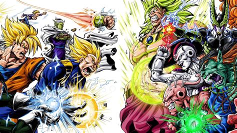 A teaser trailer for the first episode was released on june 21, 2018, 2 and shows the new characters fu ( フュー , fyū ) and cumber ( カンバー , kanbā ) , 3 the evil saiyan. 🥇 Heroes villains dragon ball z gt wallpaper | (70935)