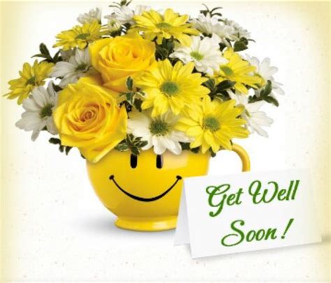Get Well Flower Card Messages Printable Templates