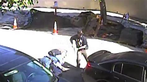 Surveillance Video Shows Burglary Suspect Run Over Accomplice Cop In