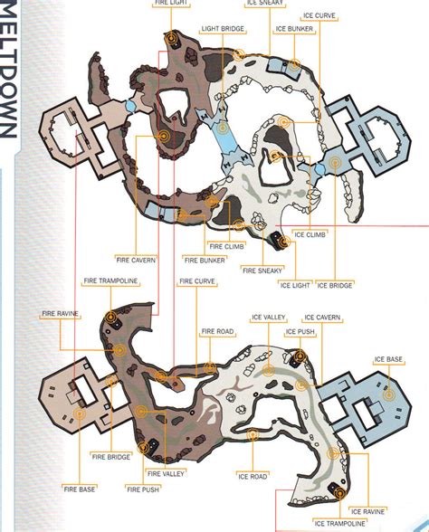 Overhead View Of Halo 4 Maps