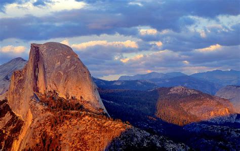 Yosemites Half Dome At Sunset Photograph By Jeff Lowe Fine Art America
