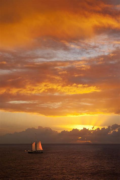 Caribbean Sunset By Brian Jannsen Scenery Sunset Sunrise