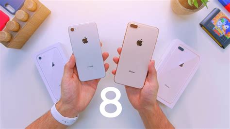 Iphone 8 Vs 8 Plus Unboxing And Comparison Youtube