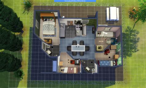 Дом tiny trailer house от adeline. No Cheats Tiny Home for 5 Sims using Maths! :D 64 Tiles w ...