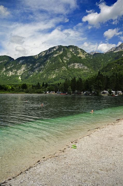 Slovenia Lake Bohinj Swimming Taking Photos Of All Thi Flickr