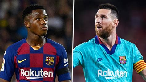 Messi Reveals He Was Wowed By Barcelona Teen Sensation Fati In First Training Session Sporting