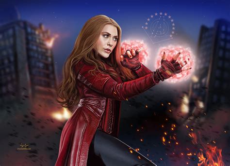 Scarlet Witch New Artwork Hd Superheroes 4k Wallpapers Images