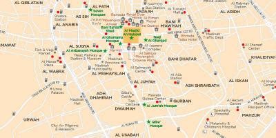Peta Makkah Kota Peta Jalan Dari Kota Mekah Arab Saudi Sexiz Pix