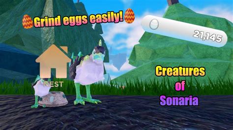 Fastest Way To Grind Eggs Full Guide Creatures Of Sonaria Youtube
