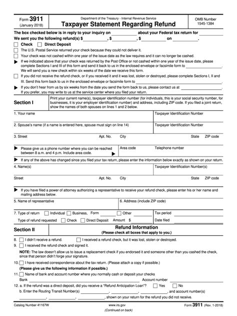 2018 2022 Form Irs 3911 Fill Online Printable Fillable Blank Pdffiller