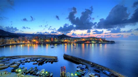 Wallpaper Photography Cityscape Malta Ports Boat Sea Panoramas