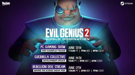 Evil Genius 2 Unveils A Full Schedule Of Secrets To Be Revealed Old