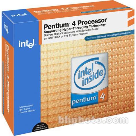 Intel Intel Pentium 4 32 Ghz Processor With 1mb Bx80547pg320
