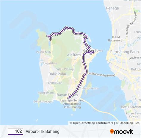 102 Route Schedules Stops And Maps Airport Tlkbahang Updated