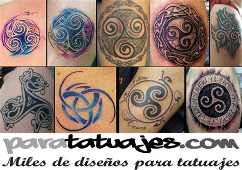 Símbolo Trisquel para tatuajes Diseños y tatuajes Para Tatuajes Tatuaje trisquel Tatuajes