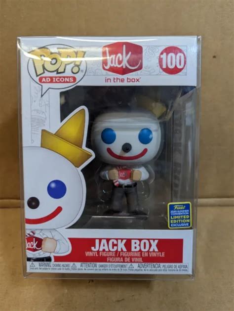 Funko Pop Ad Icons Jack In The Box 2020 Sdcc Shared Exclusive Jack Box