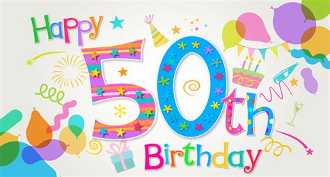 50th Birthday Greeting Stock Illustration Download Image Now Istock