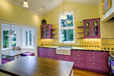 15 Unique Kitchen Designs With Bold Color Scheme Bold Color Schemes