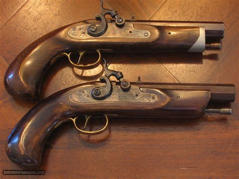 Replication Of A Ca1850 45 Cal Blackpowder English Dueling Pistol