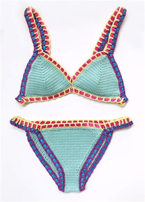 Crochet Bikini Pattern Malibu Bikini Easy Crochet Pattern By