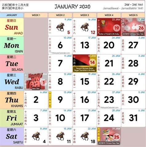 Kalendar 2020 senarai cuti umum malaysia dan cuti sekolah via www.mysumber.com. Cuti Umum Visit Malaysia 2020 | Cycle Design