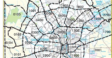 29 Texas Zip Code Map San Antonio Maps Online For You