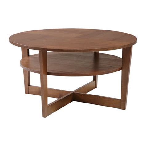 Helps you keep your things organised and the table top clear.the veneered surface is durable, stain resistant and easy to keep clean. VEJMON Coffee table, brown - 35 3/8 " - IKEA