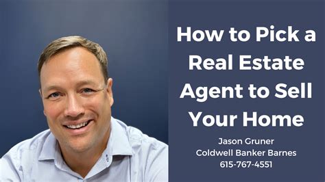 How To Pick A Real Estate Agent Jason Gruner