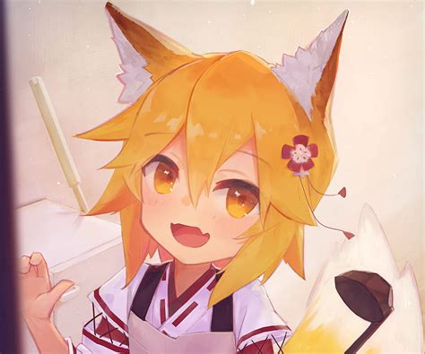 1366x768px 720p Free Download Anime The Helpful Fox Senko San