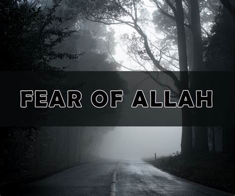 Fear Of Allah