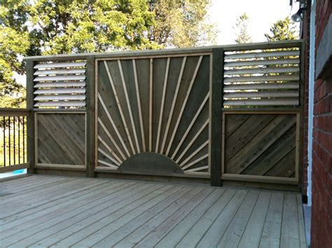 Deck Privacy Wall Privacy Screens Built By Flann Fence And Deck