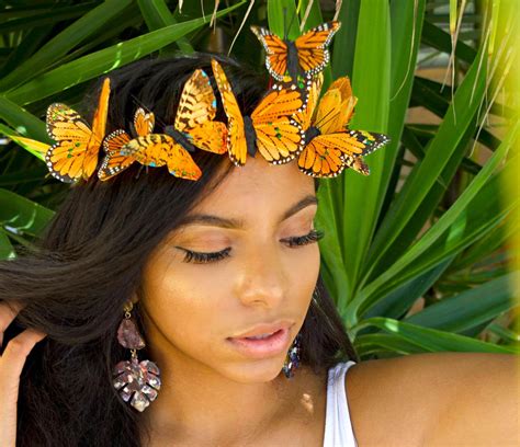 Monarch Butterfly Crown Halo Hat Accessory Etsy Butterfly Crown