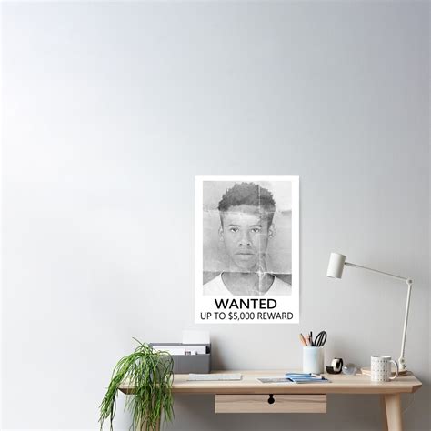 Tay K Wanted Poster Freetayk Poster For Sale By Lewisak47 Redbubble