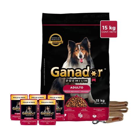 Croqueta Para Perros Ganador Premium Adultos Razas Medianas Y Grandes Kg Fm Bundle Walmart