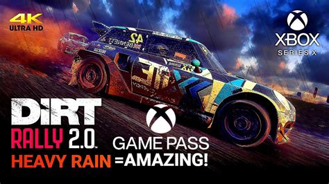 Dirt Rally 20 Heavy Rain 4k 60 Fps Xbox Series X Youtube