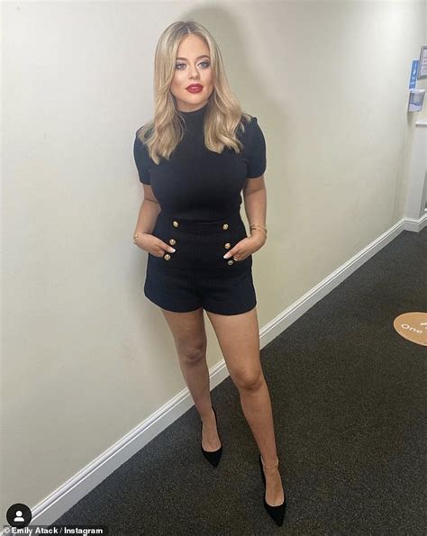 Emily Atack Shows Off Curves As She Shares Behind The Scenes Footage Of Celebrity Juice