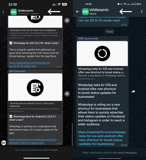 Whatsapp Beta For Ios And Android Get Updates For Communities Wabetainfo