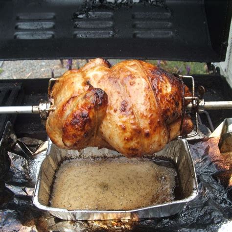 Directions For Cooking A Rotisserie Chicken On A Gas Grill With