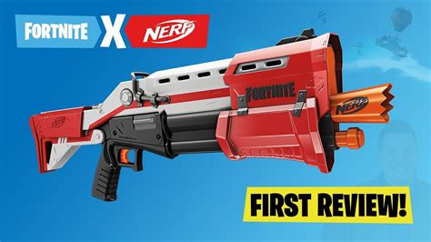 Review Nerf Fortnite Ts Tactical Shotgun Unboxing Firing Test Internals Review Youtube