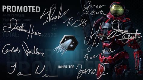 Ranking Up To Inheritor In Halo Reach Youtube